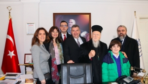 Fener Rum Patriği'nden Başkan Oran'a ziyaret