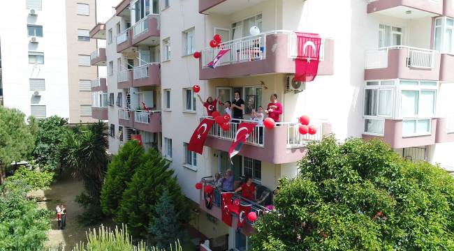 19 Mayıs'ı 'Apartman Festivali' ile kutladılar!