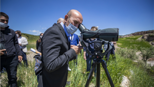 Şeytan Deresi'nde fidanlar boy vermeye başladı