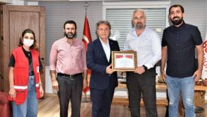 Kızılay'dan Bornova'ya teşekkür