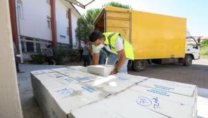 Bucalı öğrencilerin sağlığı için 100 tonluk hijyen desteği