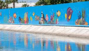 Manda Çayı şimdi de sanatla renklendi