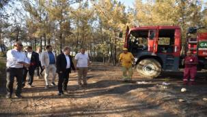 Çiçekliköy'de Korkutan Yangın 