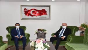 Başkan Çelik'ten Vali Karadeniz'e Brifing