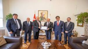 Başkan Soyer Kuzey İzmir Teknoloji Merkezi heyetini ağırladı