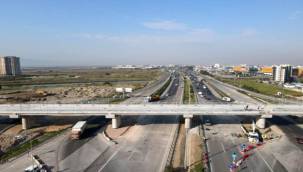 Çiğli Tramvay Hattı Viyadüğü Tamamlandı