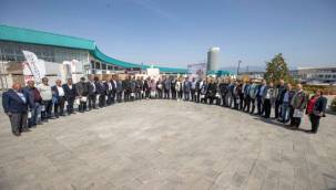 Soyer Fuar'a Gelen muhtarlarla bir araya geldi