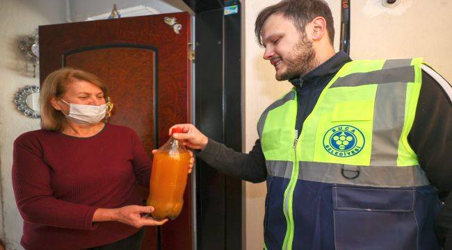 Atık yağ getirene bulaşık deterjanı hediye