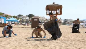 Didim'in ünlü plajlarında çevreci hareket