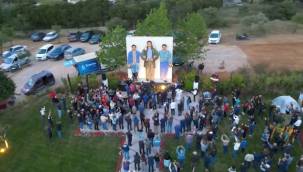 Güzelbahçe'de Üç Fidan anıtı açıldı