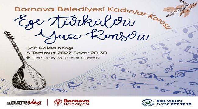 Bornova'da konserler devam ediyor