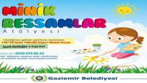 Gaziemir'de Minik Ressamlar Atölyesi