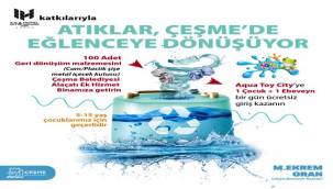 Atıklar Çeşme'de eğlenceye dönüşüyor