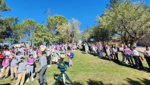 Gökyüzü tutkunları 'Parçalı Güneş Tutulması'nı EÜ Gözlemevinden izledi