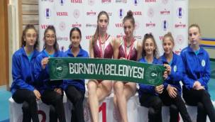 Bornova Belediyesi jimnastikçileriyle gururlu