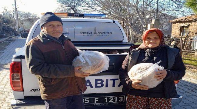 Asrın felaketinde Bergama tek yürek oldu