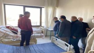 Belediyelere teşekkür, depremzedelere geçmiş olsun ziyareti