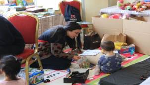 Depremzede Çocuklara Oyun Alanı