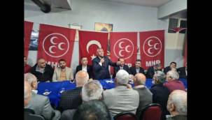 MHP'li Osmanağaoğlu'nun mahalle ziyaretleri sürüyor