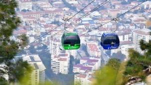 Teleferik tesisleri de o projeye katıldı