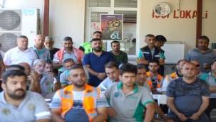 Başkan Kılıç, mesai arkadaşlarıyla bayramlaştı