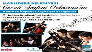 Narlıdere Çocuk Senfoni'de Seçmeler 16-17 Eylül'de