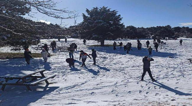 Konaklı minik sporculara yarıyıl tatili hediyesi Spil gezisi