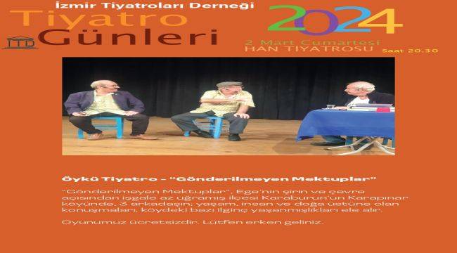 İzmir'de "Tiyatro Günleri" başlıyor