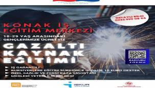 Konaklı gençlere gazaltı kaynak eğitimi