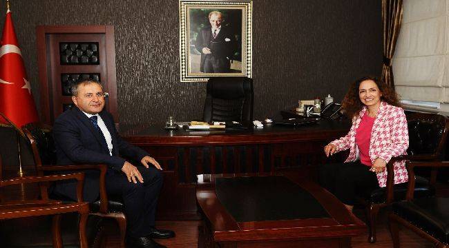 Başkan Ünsal'dan Kaymakam Demir'e ziyaret: