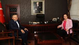 Başkan Ünsal'dan Kaymakam Demir'e ziyaret: