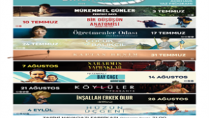 Açık havada sinema keyfi başlıyor