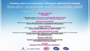 Kadına şiddete karşı İzmir