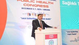 Başkan Tugay, Ulusal Halk Sağlığı Kongresi'nde konuştu