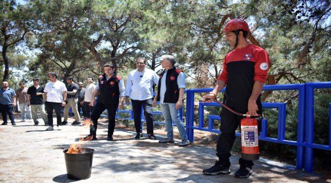 Balçova'nın ormanları termal kamera ile izlenecek 