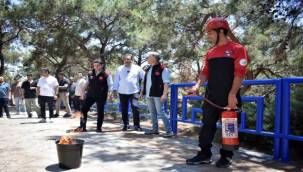 Balçova'nın ormanları termal kamera ile izlenecek 