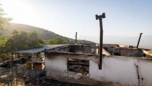 Büyükşehir'den evi yanan aileye yardım eli