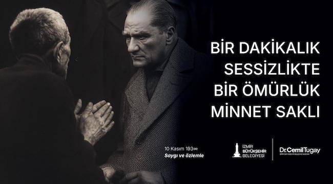 Başkan Tugay: Atatürk, en büyük eseri olan Cumhuriyet ile sonsuza dek yaşayacak