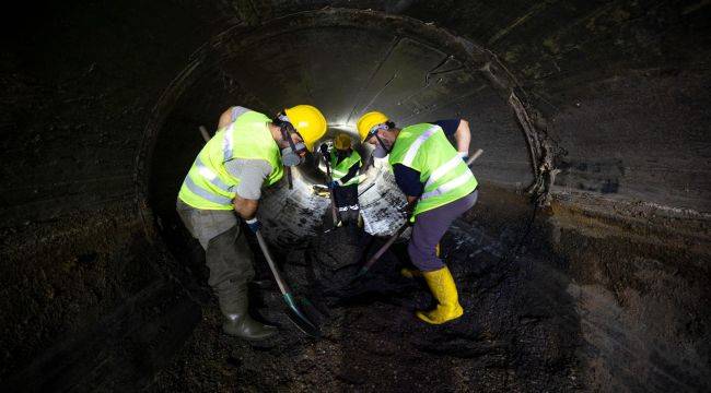 Ana kuşaklama hattında temizlik harekatı