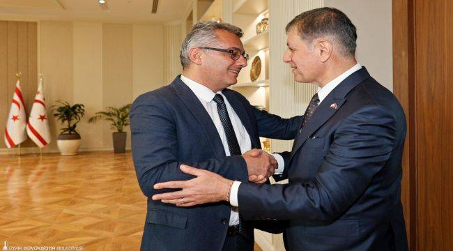 Başkan Tugay'dan KKTC'de iş birliği hamlesi: Lefkoşa'ya spor parkı desteği