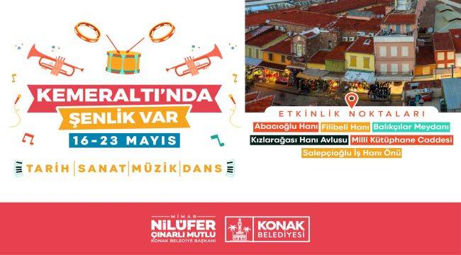 Kemeraltı'nda şenlik başlıyor