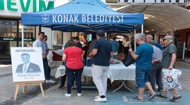 Ferdi Zeyrek Konak'ta anıldı