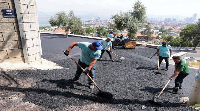 Konak'ta hummalı çalışma: 5 mahallede 24 sokak aynı anda yenileniyor