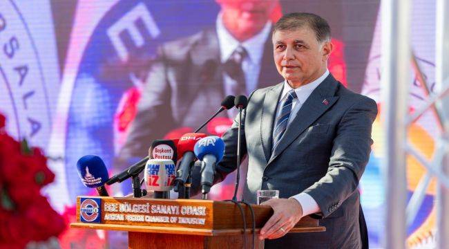 Başkan Tugay'dan sanayiciye destek mesajı