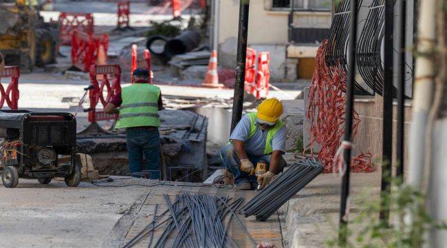 İZSU, kentin Güney Bölgesi'nde 50 kilometrelik altyapı ağını örüyor.